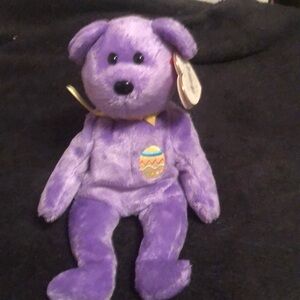 Vintage retired TY Easter bear “Eggs” B